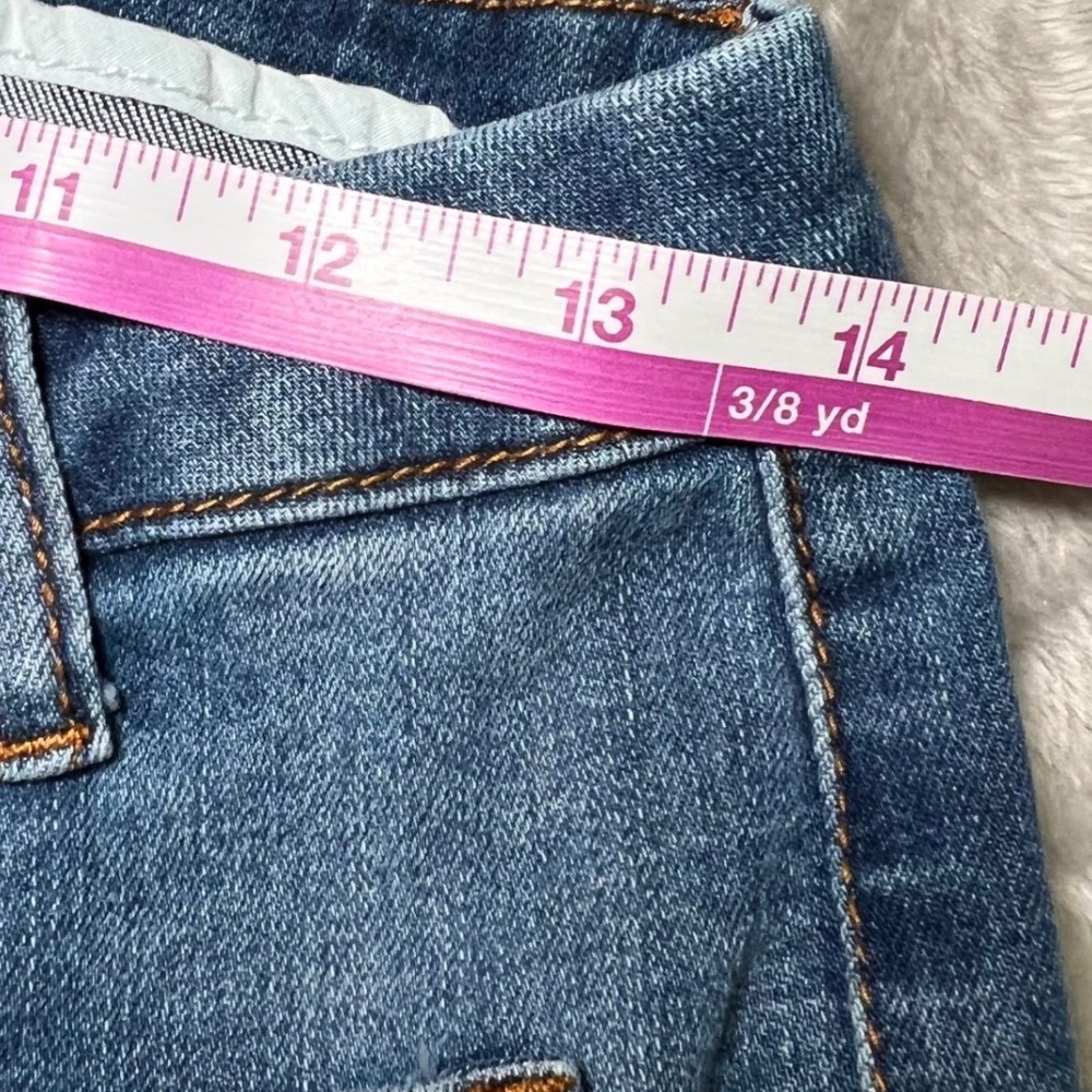 Monkey Ride Womens Size 9/29 Jeans Lace Up Front Flare Leg High Rise Denim Blue - Picture 9 of 14
